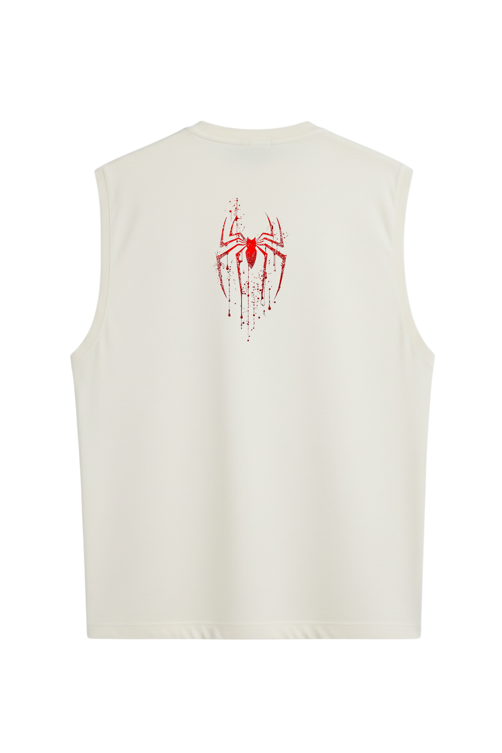 Spider Edge Sleeveless Printed T shirt