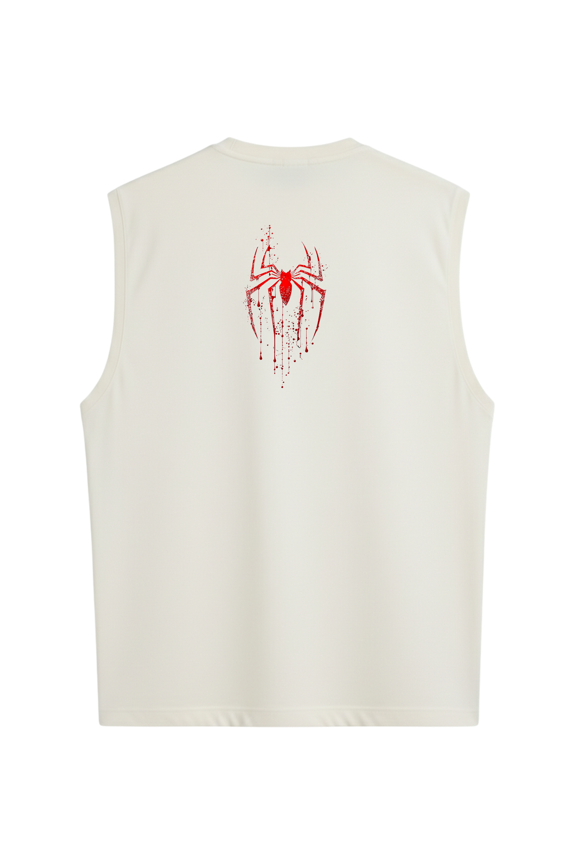 Spider Edge Sleeveless Printed T shirt