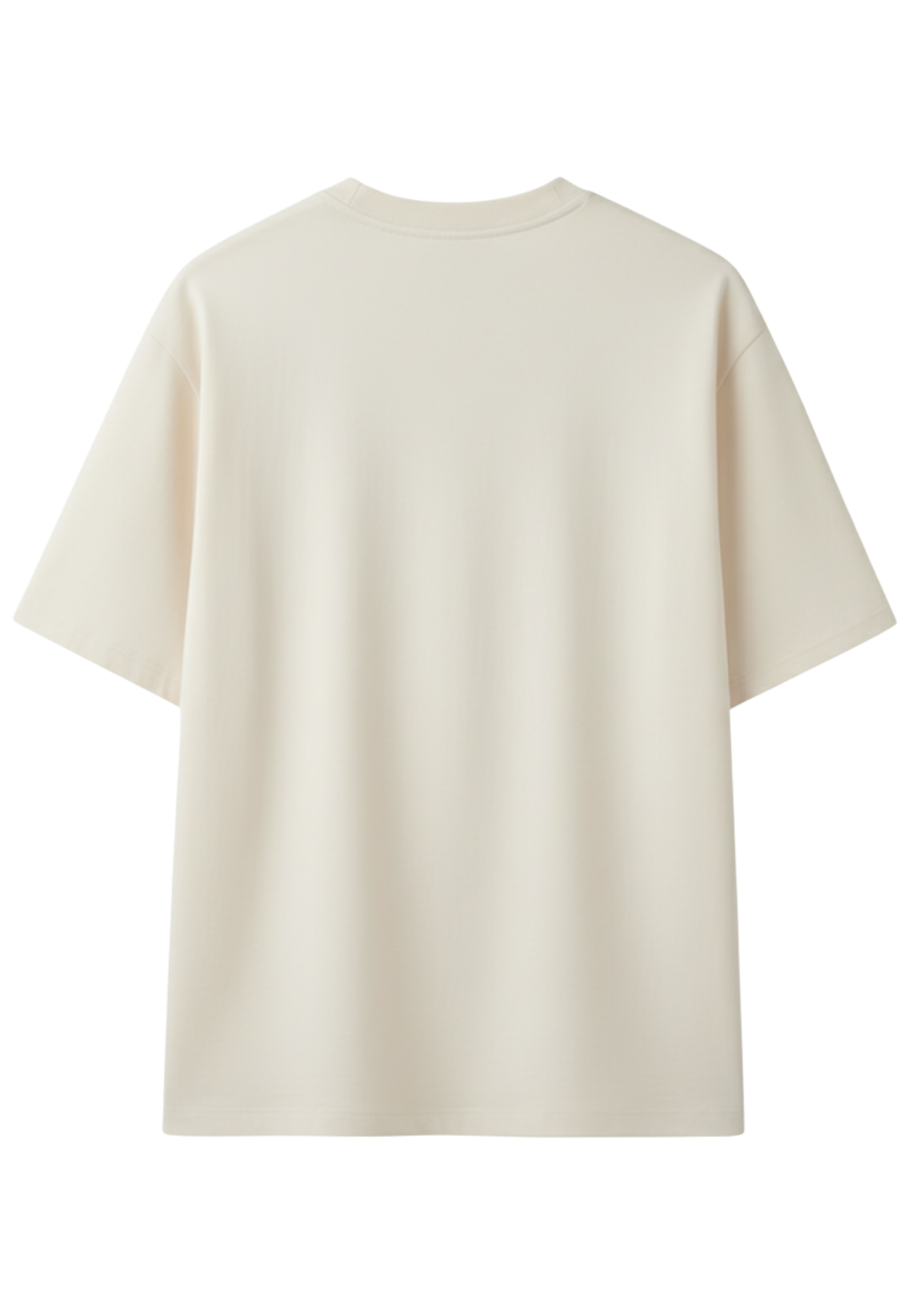 Oversized Off White Cotton T-Shirt