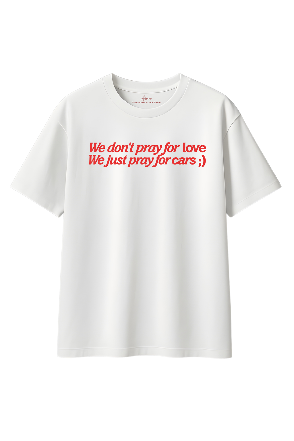 Cars Over Love Statement T-Shirt