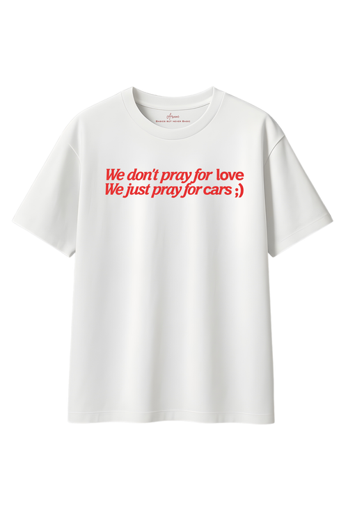 Cars Over Love Statement T-Shirt