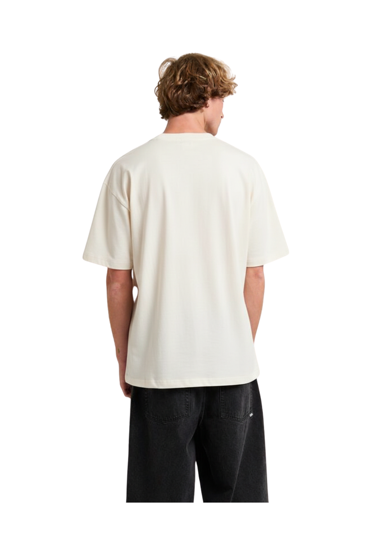 Oversized Off White Cotton T-Shirt