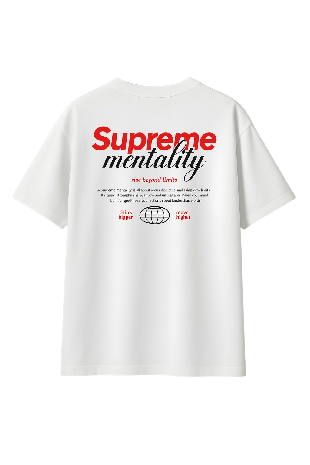 Supreme Mentality Graphic T-Shirt – Streetwear