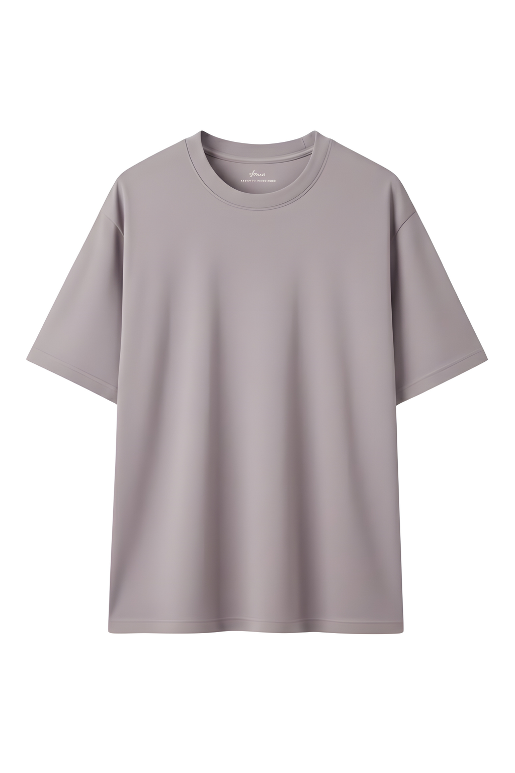 Oversized Dusty Lavender Cotton T-Shirt