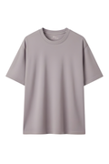 Oversized Dusty Lavender Cotton T-Shirt