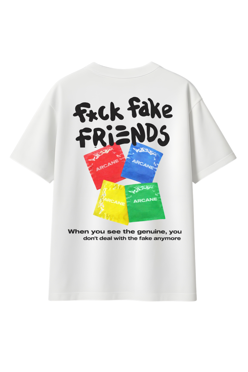 F*ck Fake Friends OS T-Shirt – Streetwear