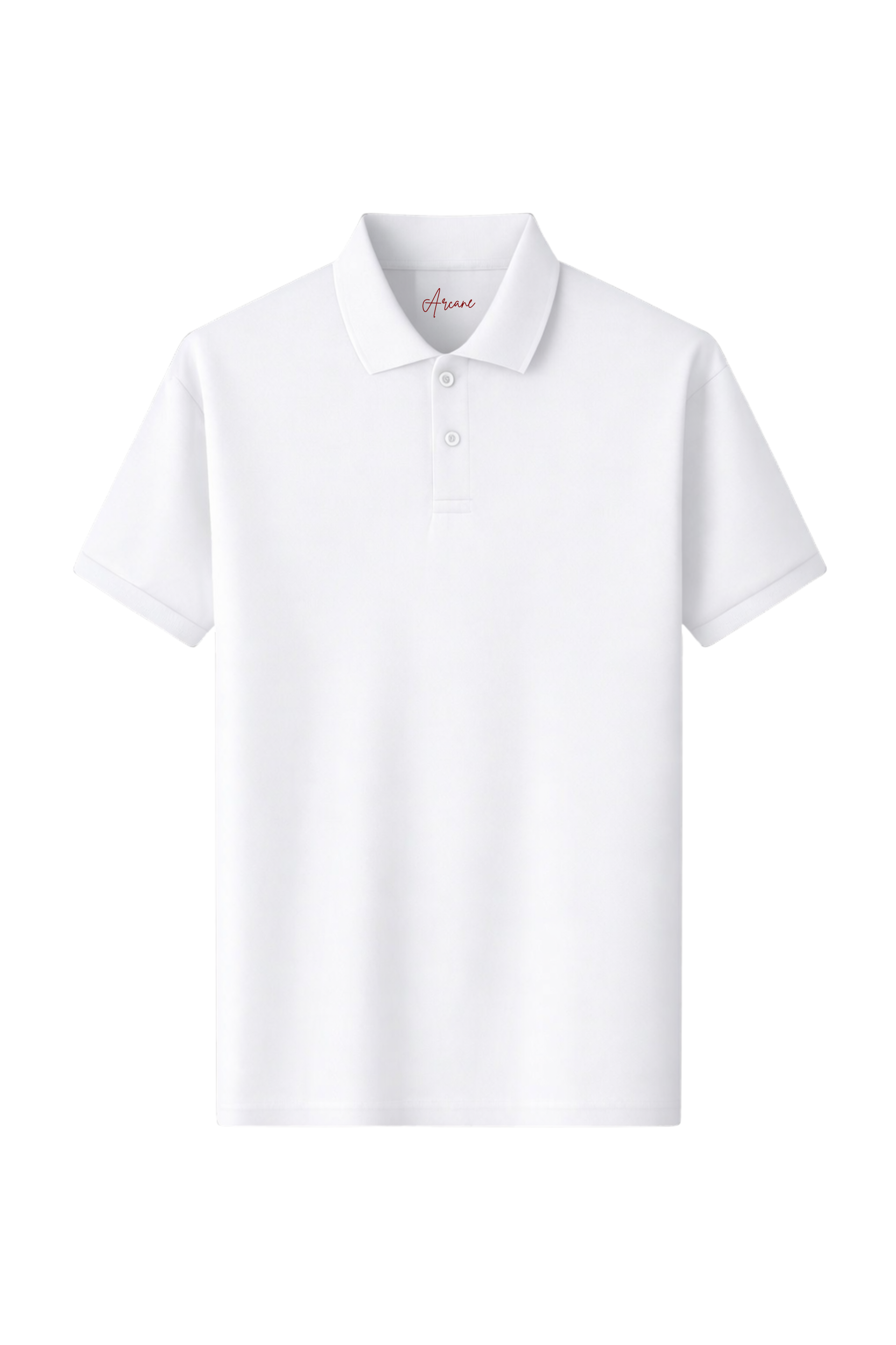 White Classic Polo T-Shirt
