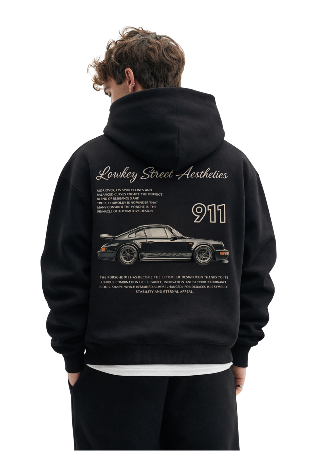 Street Aesthetics 911 Graphic Premium Hoodie