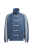 CNY-Inspired Premium Navy Blue Suede Jacket