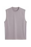 Sleeveless Dusty Lavender T Shirt
