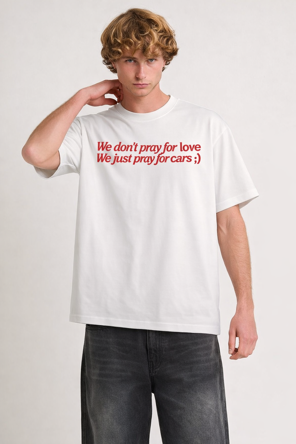 Cars Over Love Statement T-Shirt