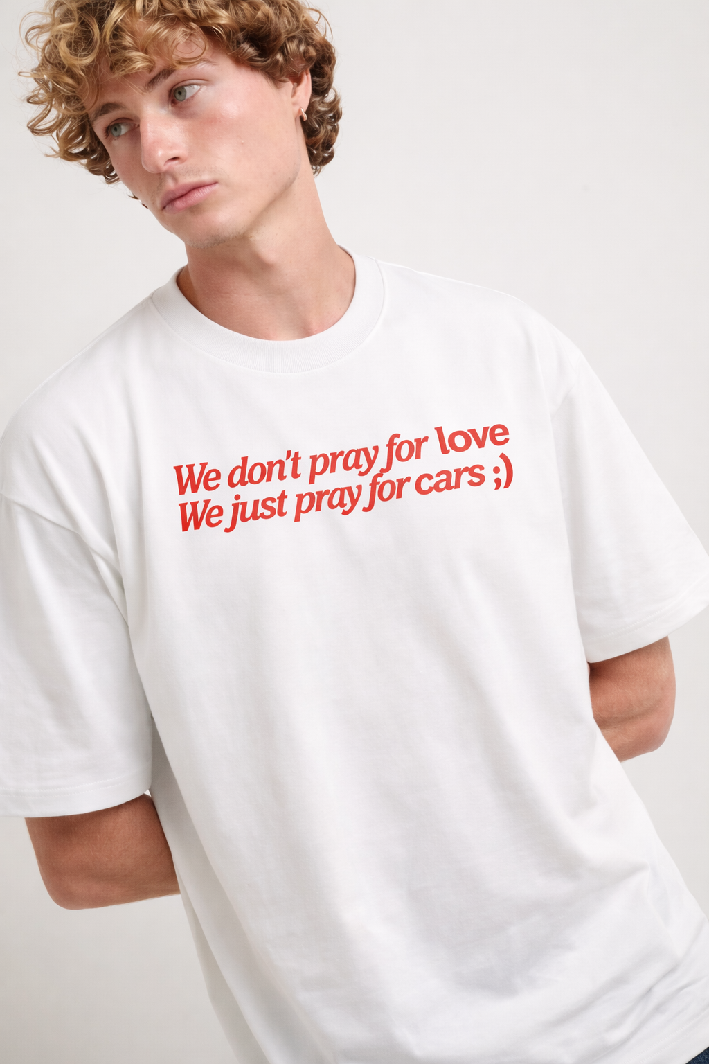 Cars Over Love Statement T-Shirt